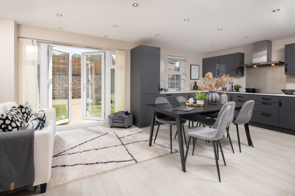 Property photo 2 of 9 Inside View 4 Bedroom Chelworth Kitchen With French Doors