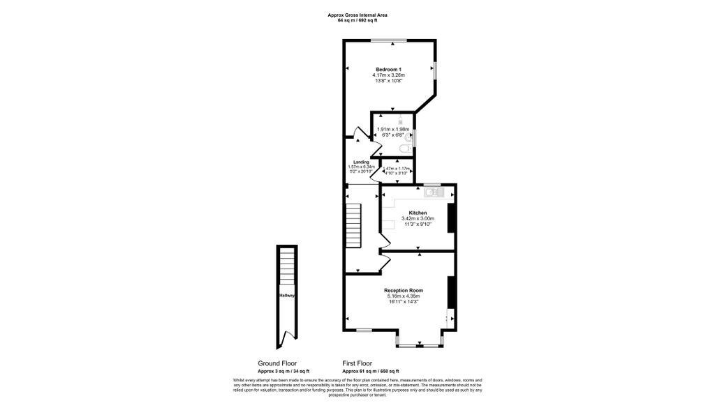 Property photo 2 of 8 First Floor Flat, 88 Keogh Road.Jpg