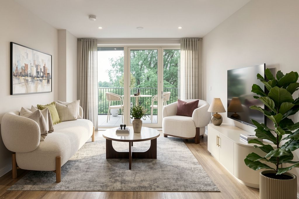 Property photo 2 of 7 Living Area - One Bed Apt 26.05.13 Northwick Parkside -146012