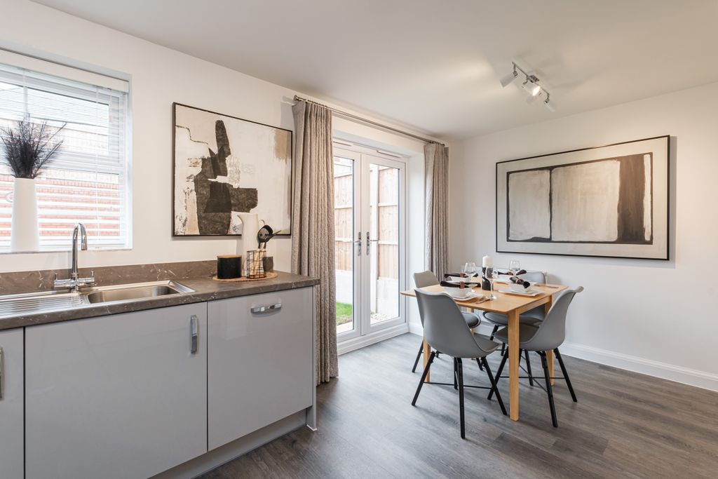 Property photo 3 of 9 Plot 94 Archford Olive Park Dining Area With French Doors