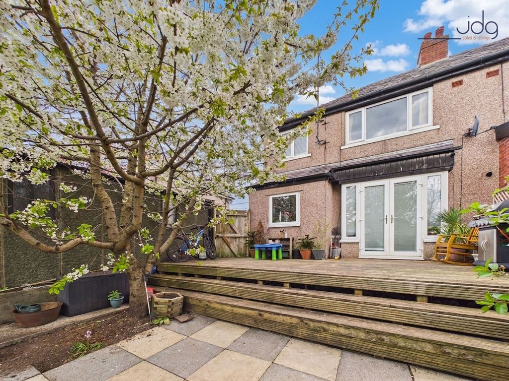Property photo 2 of 15 Spacious Garden With Mixture Of Lawn, Flags And Decking
