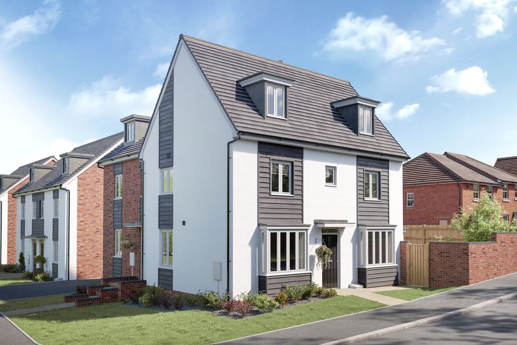 Property photo 2 of 9 CGI Street Scene At Dwh The Lapwings