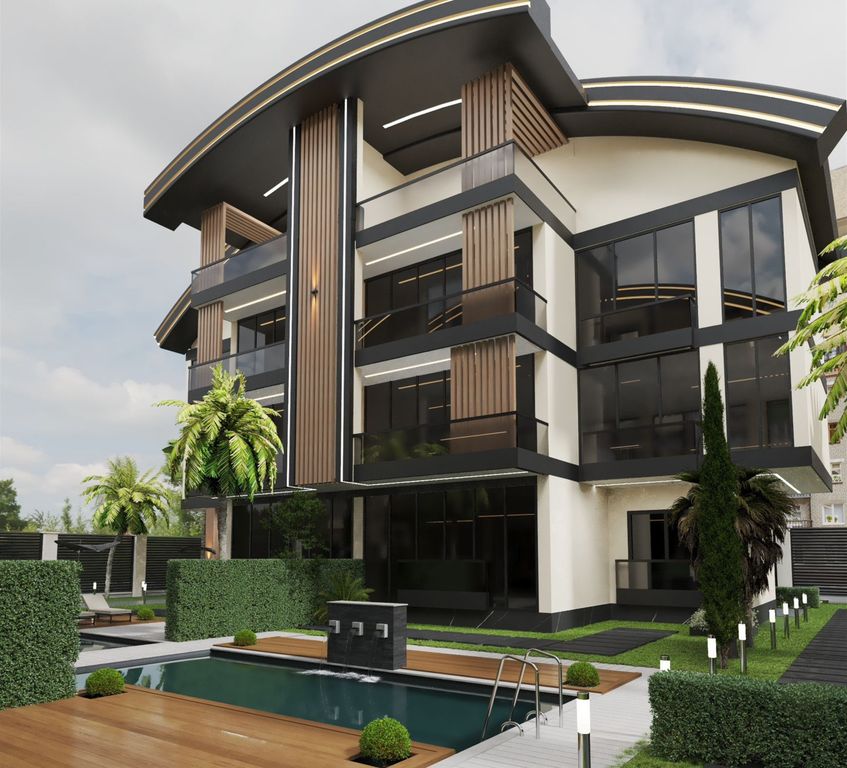 Property photo 3 of 11 Residential Apartments For Sale In Belek - Communal Pool And Terrace