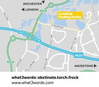 Property photo 2 of 3 Aylesford  F2 F3 Larkfield Te Map.Jpg