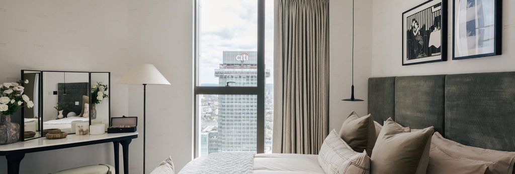 Property photo 3 of 4 Double Bed With Modern Black And White Design Décor, Floor To Ceiling Window And Vanity Table