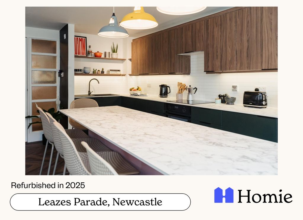 Property photo 1 of 8 Modern, Well-Lit Kitchen Featuring A Sleek White c...