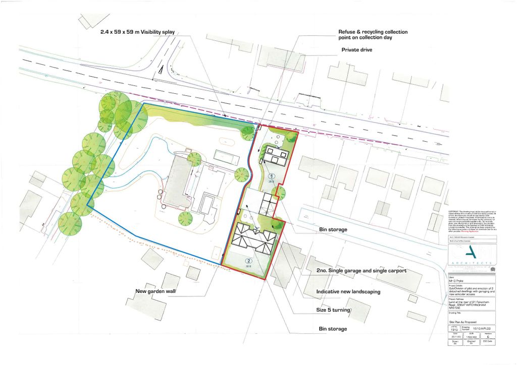 Property photo 2 of 8 Plot Site Plan And Splay