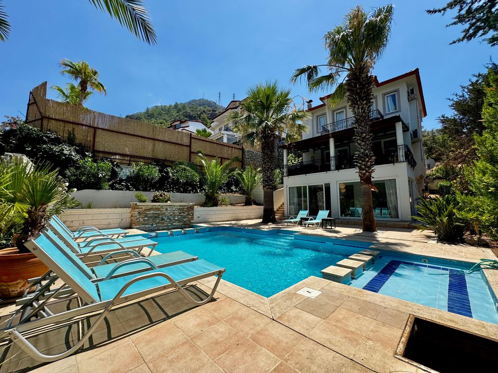 Property photo 1 of 25 Dramatic Fethiye Villa For Sale In Ovacik With A Private Pool - Main View Of The Villa With Private Pool