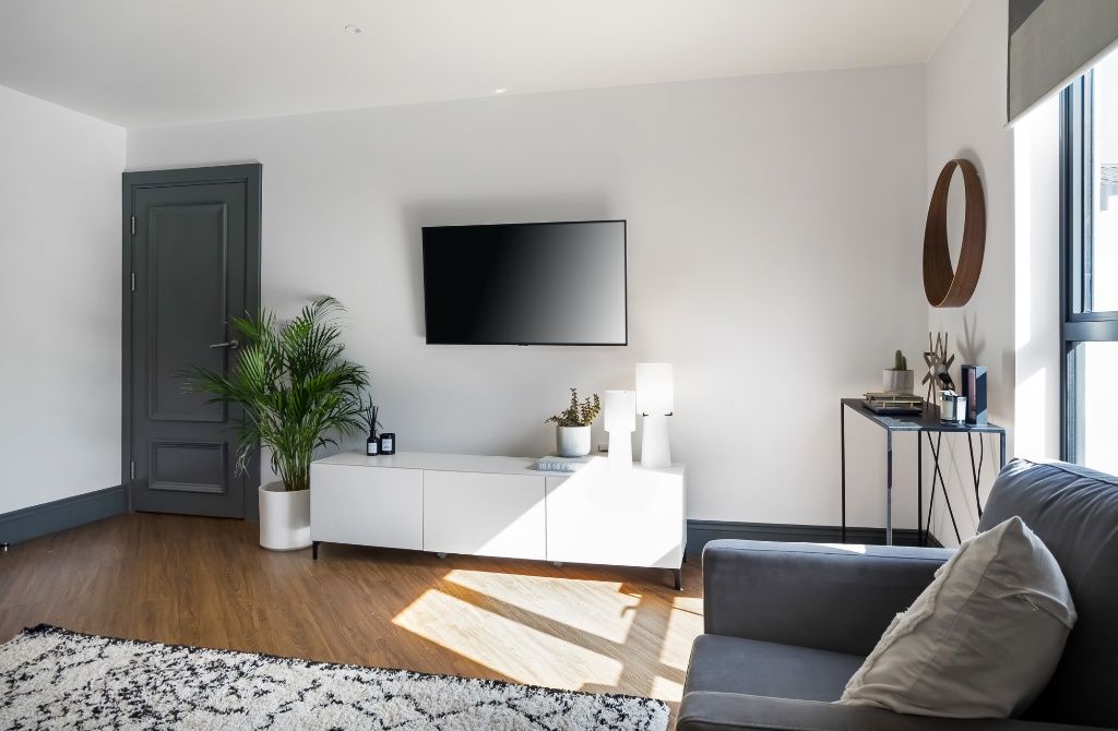 Property photo 2 of 7 Bright And Modern Living Room With A Large Window ...