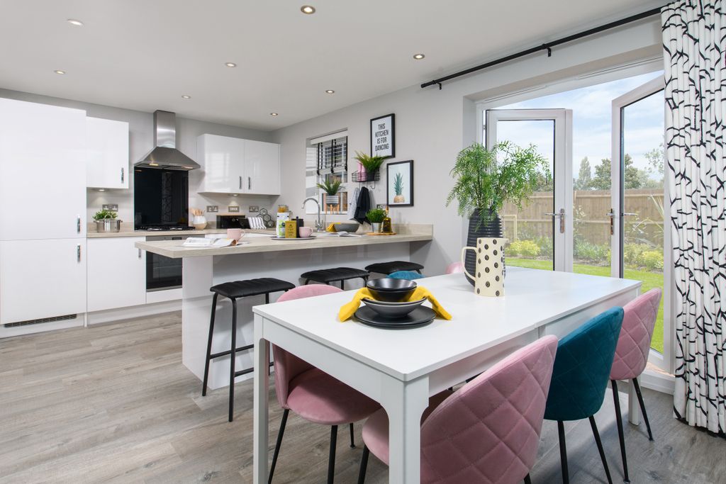 Property photo 3 of 10 Inside View 4 Bedroom Chester Dining Area With French Doors To Garden