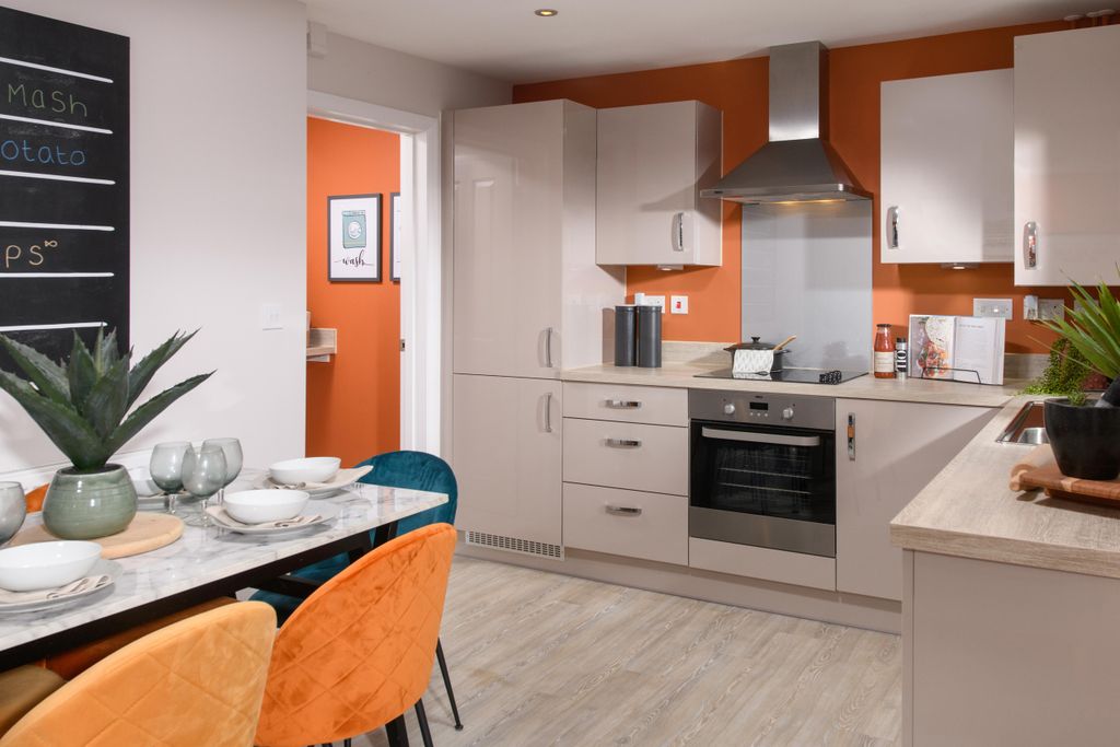 Property photo 3 of 9 David Wilson Homes Kitchen-Diner
