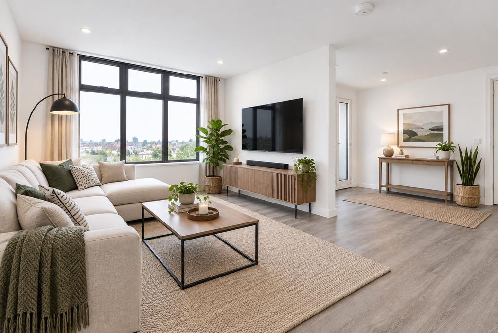Property photo 1 of 13 Bright Scandinavian Living Room Retreat.Png