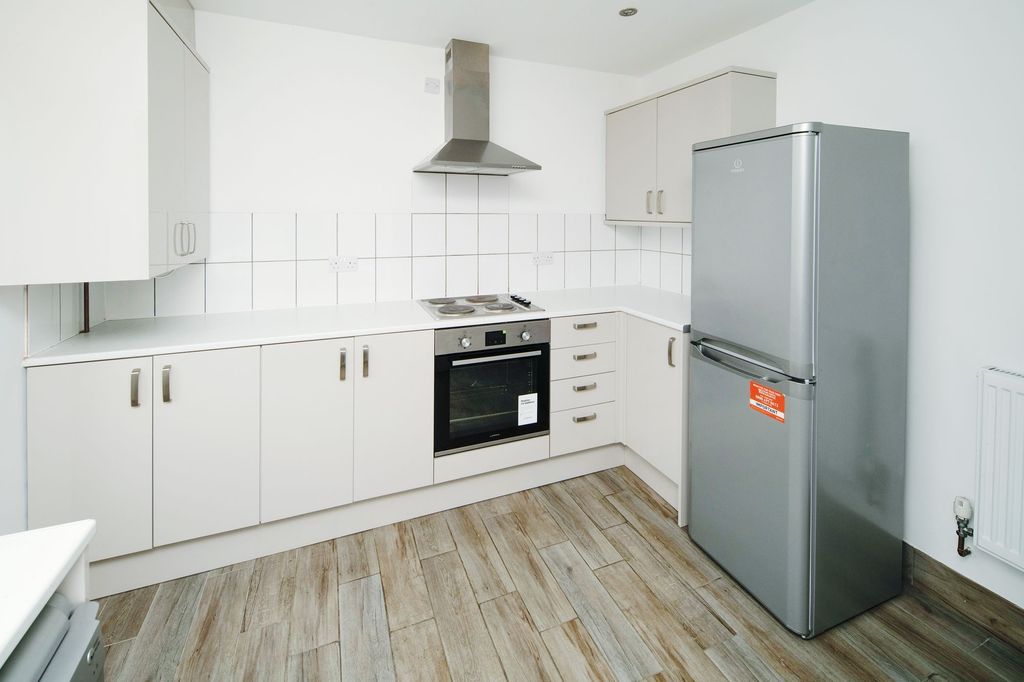 Property photo 3 of 19 Bright Modern Kitchen With Light Cabinetry, Integr...