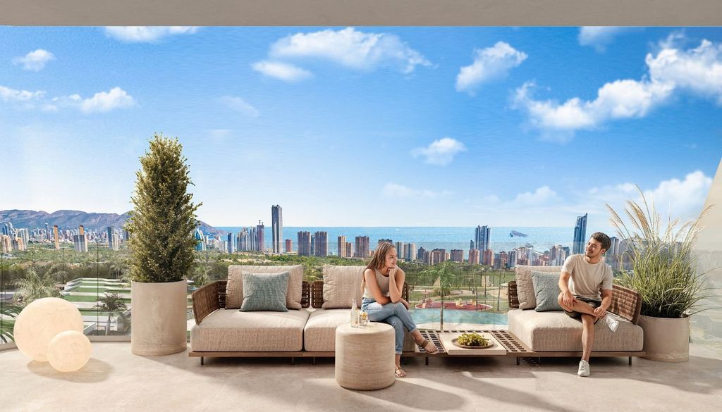 Property photo 1 of 33 Apartment With Benidorm Skyline Views In Finestrat, Alicante