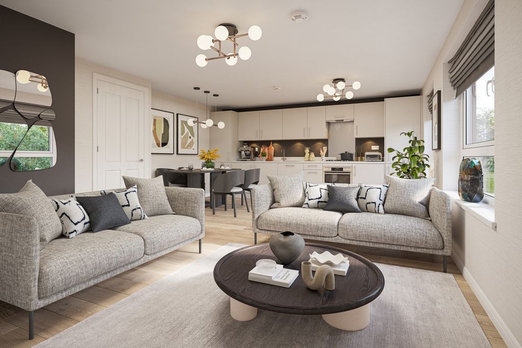 Property photo 2 of 4 Riverside Quarter_Dev001066_Tweed_Kitchen Living Diner