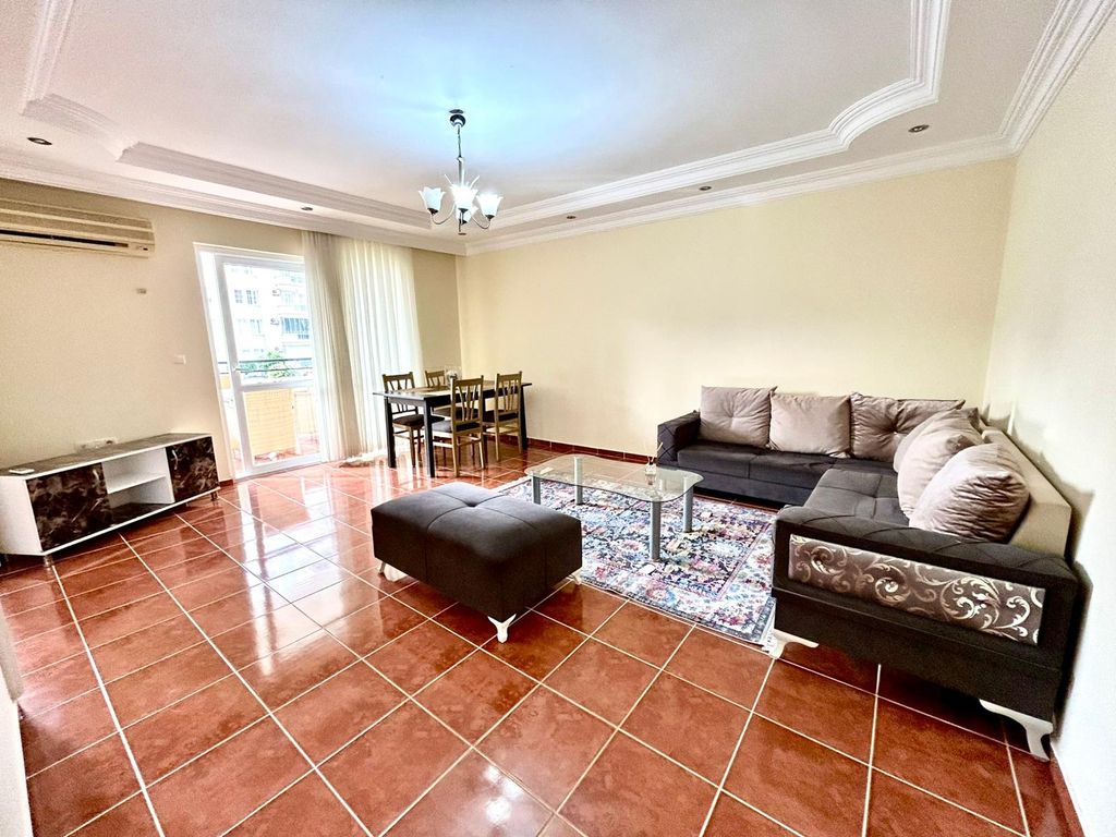 Property photo 3 of 20 Alanya Apartment For Sale 300m From The Beach In Mahmutlar Â€“ Spacious Lounge With Balcony