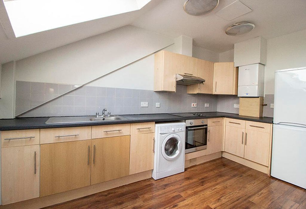 Property photo 2 of 4 Modern Kitchen Featuring Sleek Cabinetry, Ample Co...