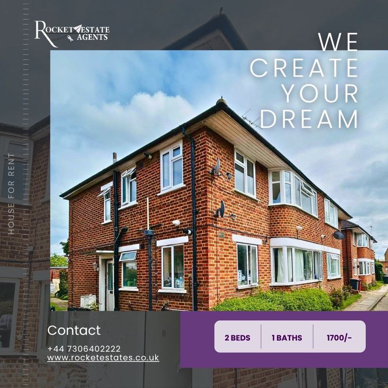 Property photo 1 of 8 2 Bed Flat To Rent Albert Close, Slough Sl1