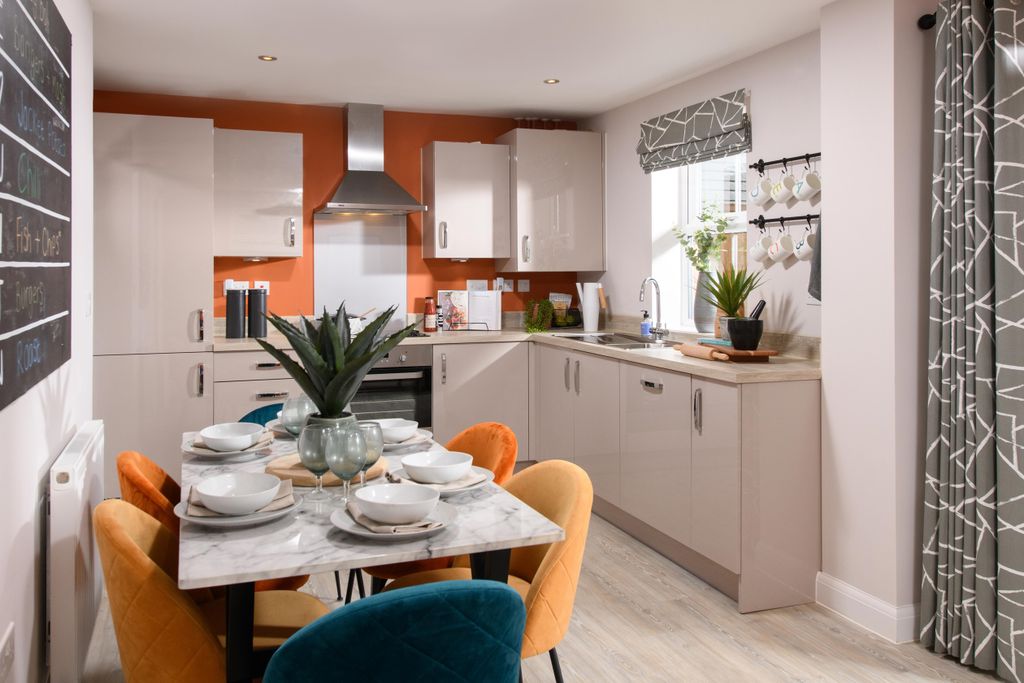 Property photo 2 of 10 David Wilson Homes Hadley Kitchen-Diner