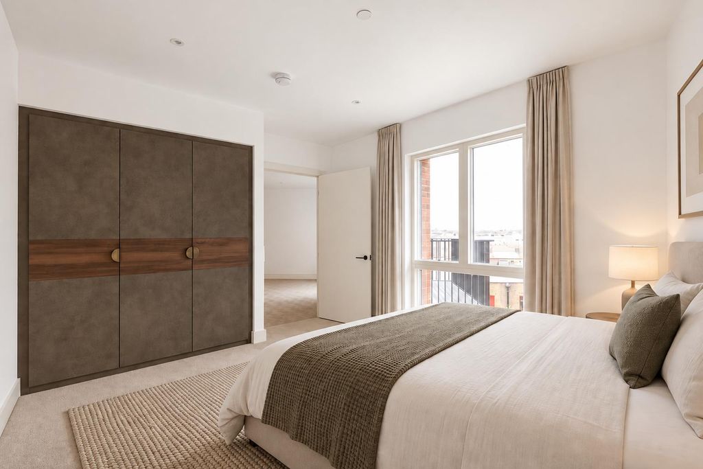 Property photo 3 of 9 Calm Neutral Minimalist Bedroom.Png