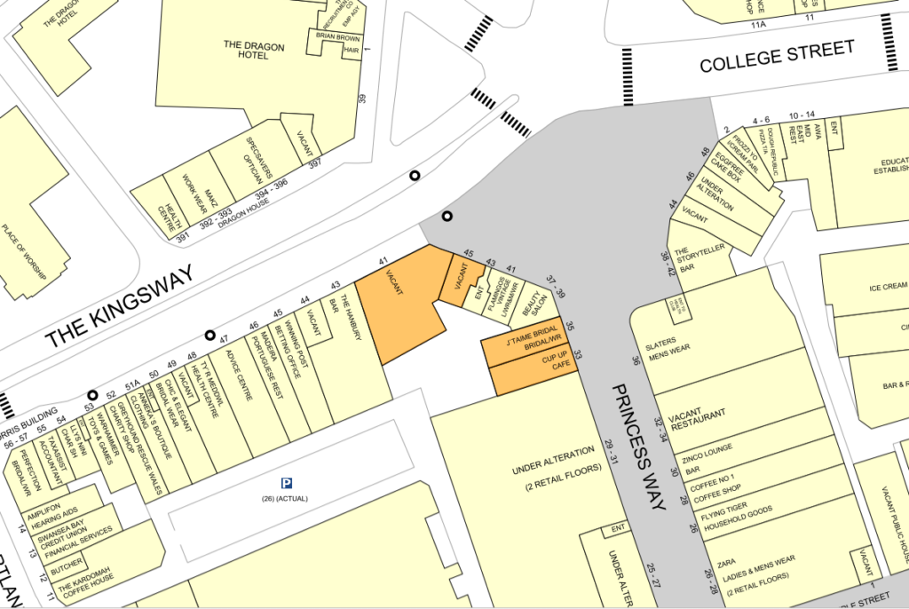 Property photo 3 of 3 Pearl House Located Near The Kingsway, With Surrounding Vacant Units Indicated In Orange