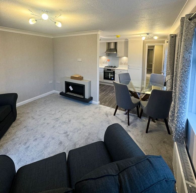Property photo 3 of 13 Open Plan Lounge, Dining Area And Fitted Kitchen
