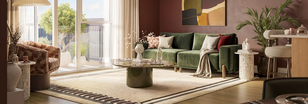 Property photo 1 of 3 An Interior CGI Of The Living Area At Hertford Locks