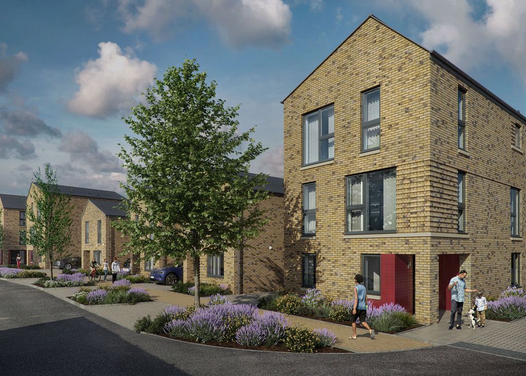 Property photo 1 of 5 Street Scene H _Spitalgate_ x3 Duntons _ Spitalgate Plot 488-492__208_Lr