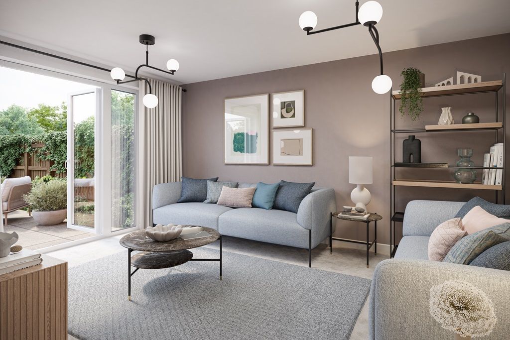 Property photo 1 of 12 A Light And Airy Living Room Featuring Double Doors To The Garden