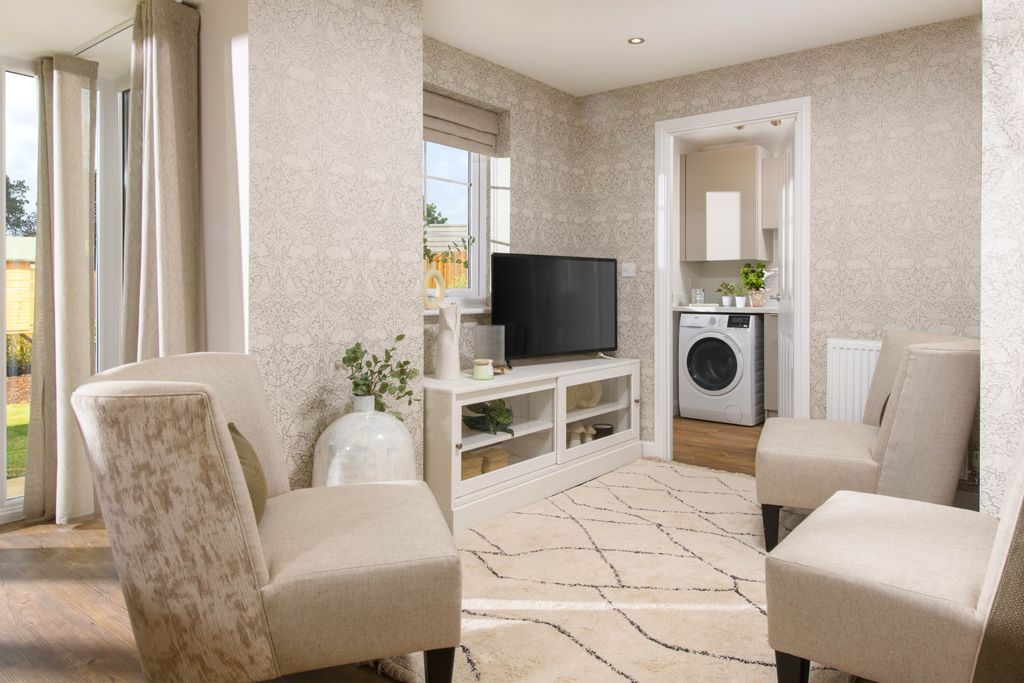Property photo 2 of 8 Open-Plan Kitchen With Integrated Appliances, Dining Area & Family Room With French Doors Leading On