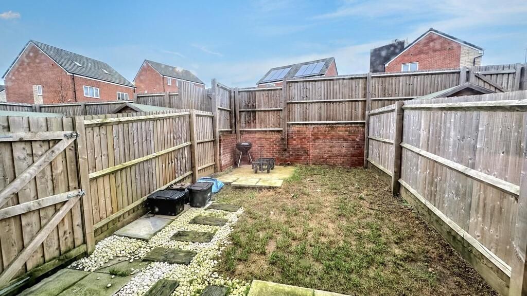 Property photo 3 of 7 Enclosed Rear Garden With A Paved Path, Lawn Area ...