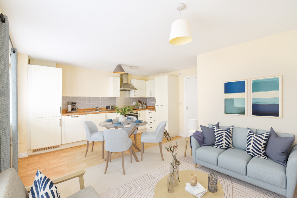 Property photo 2 of 12 Open Plan Kitchen Living Room Furnished