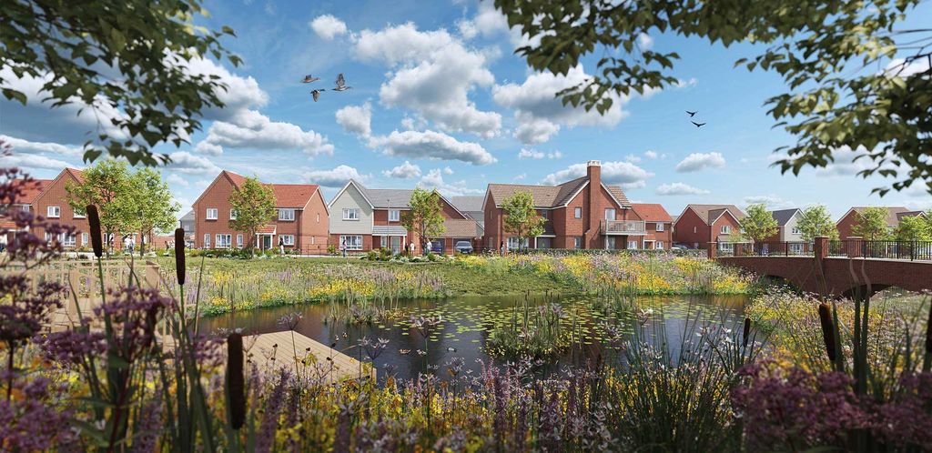 Property photo 1 of 1 An Exterior CGI Of Eastbrook Village Through Foliage