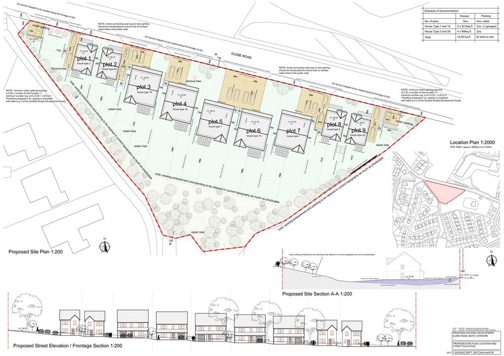 Property photo 1 of 6 01 - Beith - Proposed Site Plan, Location And Sect