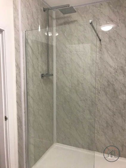 Property photo 1 of 7 Modern Tiled Walk-In Shower With Frameless Glass S...