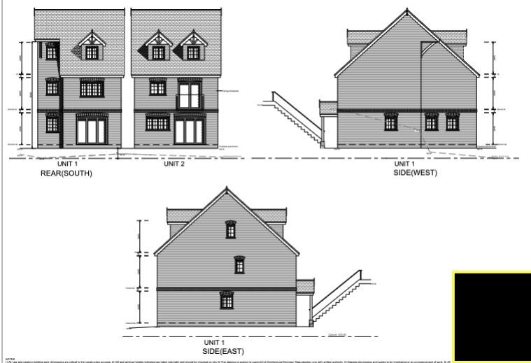 Property photo 2 of 9 Plans Rear Elevation