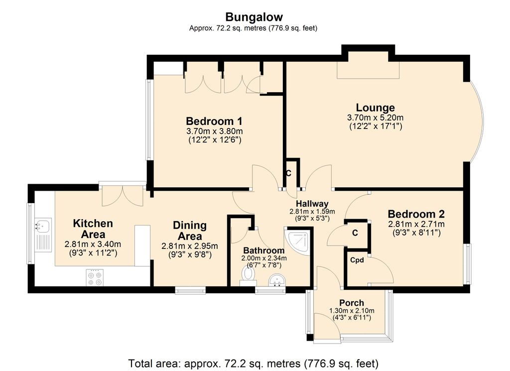 Property photo 2 of 14 Fp 16 Silverdale Way, Whickham, Newcastle - Bungal