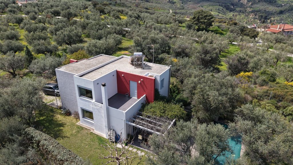 Property photo 1 of 40 Unique Two-Storey, 3 Bedrooms' House With Olive Grove And Swimming Pool In Marmara Aigira 4km From T