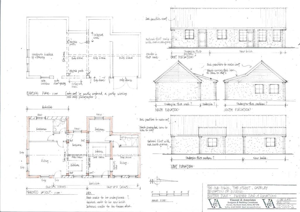 Property photo 3 of 3 22-2663-2 Existing Plan - Proposed Plan And Elevat