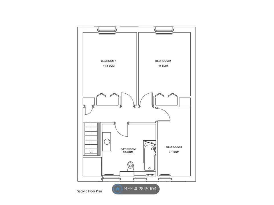 Property photo 3 of 10 Second Floor Plan