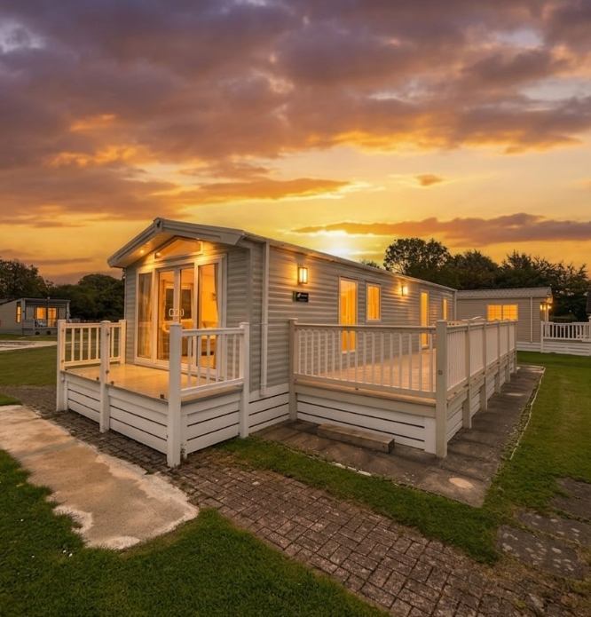 Property photo 1 of 7 Willerby Buxton Holiday Caravan With Wraparound Decking At Waters Edge Country Park