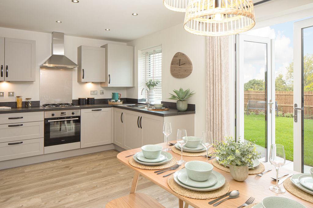 Property photo 1 of 8 Open Plan Kitchen In The Archford 3 Bedroom Home