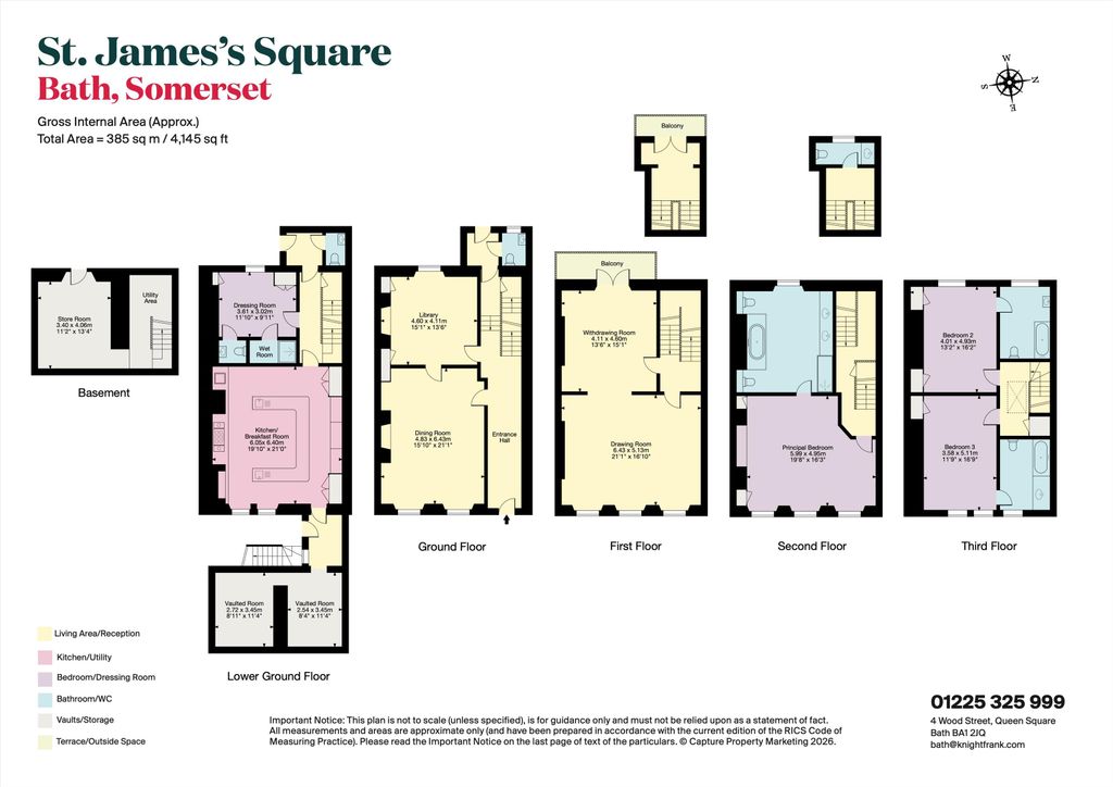 Additional image 33 of 3 bed town house for saleSt James's Square, Bath, Somerset BA1