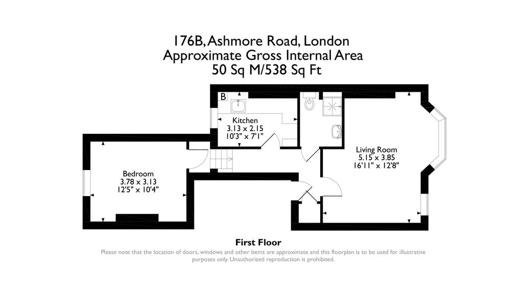 Property photo 2 of 7 176B, Ashmore Road, W9 3De.Jpg