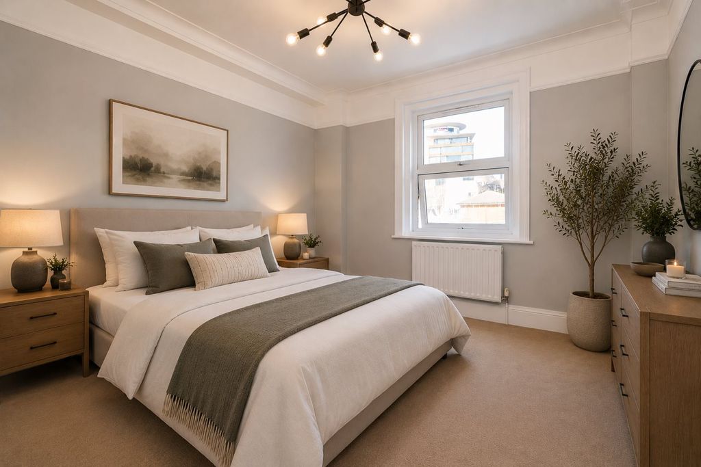 Property photo 2 of 15 Flat 7 - Bedroom 2 Staged2