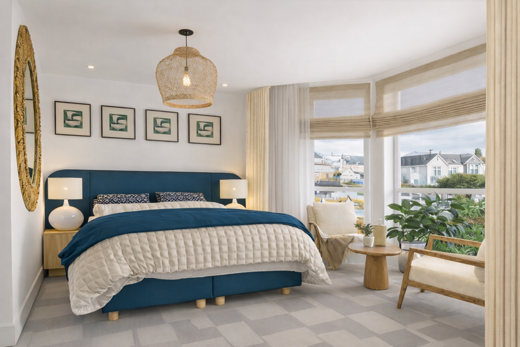 Property photo 2 of 10 Modern Studio Bedroom At The Crest Newquay Featuring Contemporary Furnishings And Coastal-Inspired
