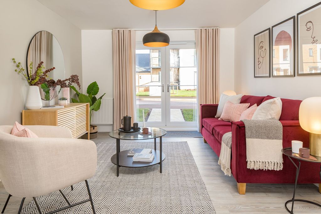 Property photo 2 of 7 Spacious Lounge In The Hornsea 2 Bedroom Apartment