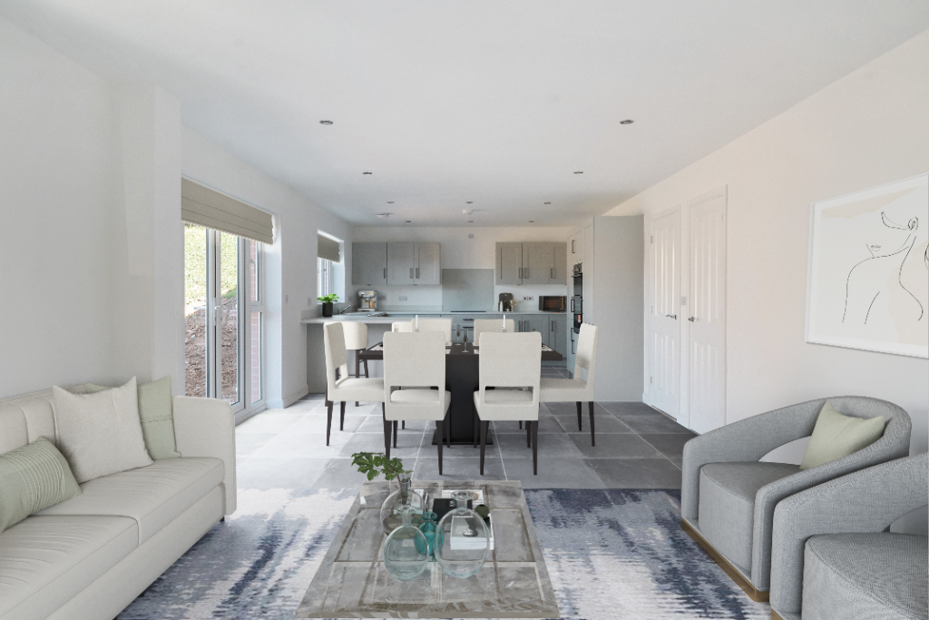 Property photo 2 of 10 Kitchen, Dining And Family Room