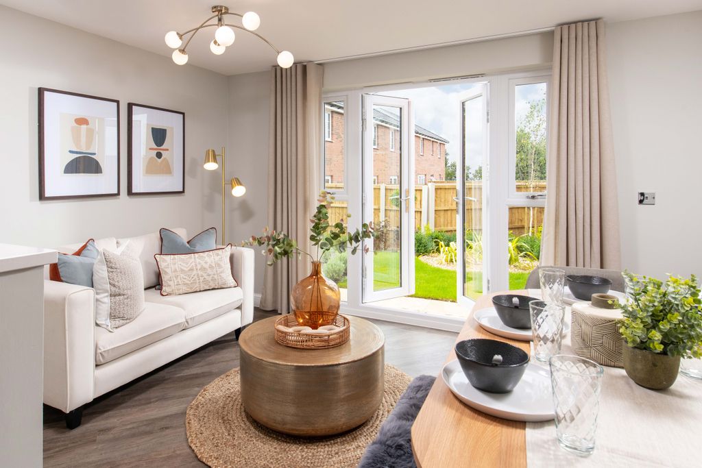 Property photo 3 of 9 Internal Image Of The Kingsville Family Room With French Doors To Garden