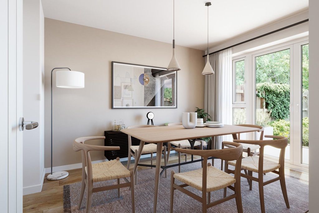 Property photo 1 of 13 The Dining Room Overlooks The Rear Garden